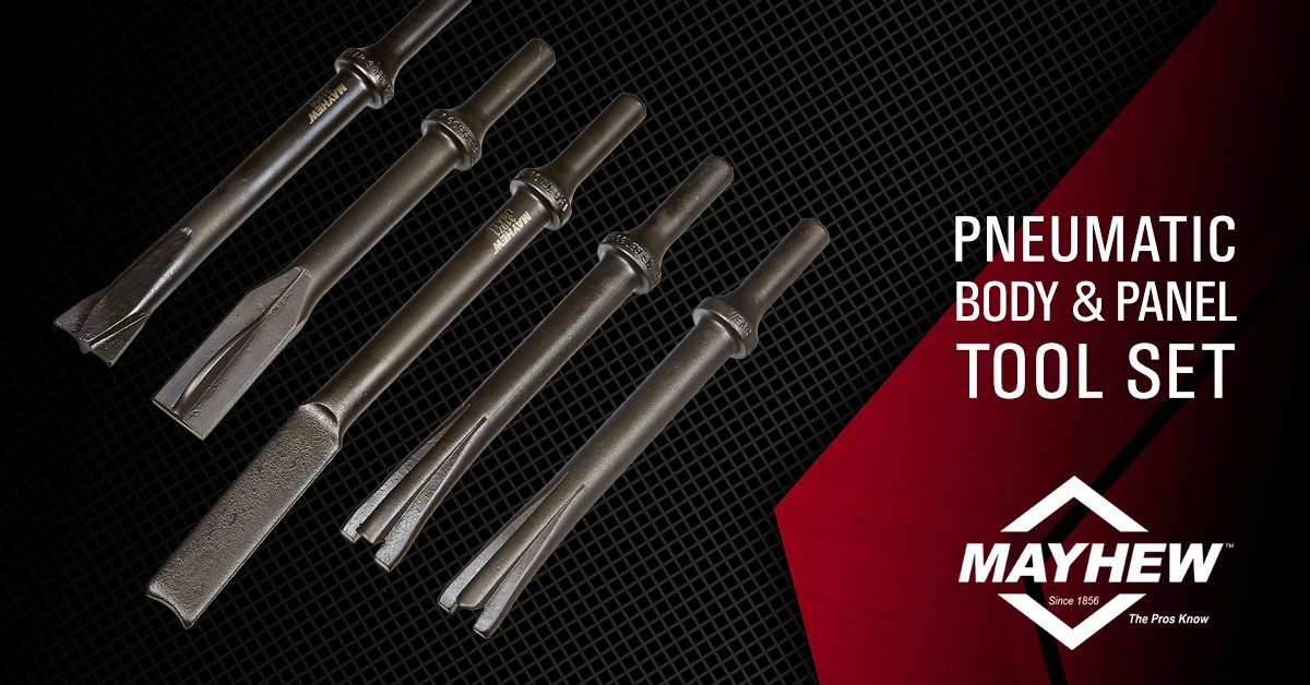 mayhewtools's tweet photo. Excited to introduce our new #pneumatic body & panel tool set #theprosknow #automotive #tools #handtools https://t.co/nqaNlxTPoK