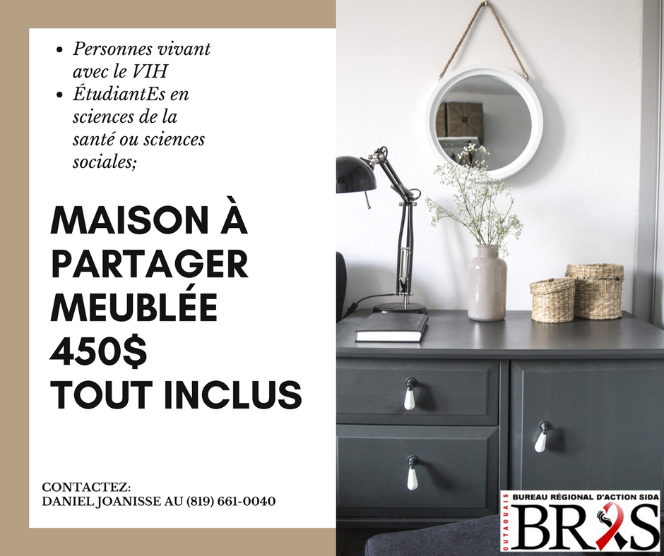 BRASOutaouais's tweet photo. Chambres disponibles dans maison à partager @BRASOutaouais https://t.co/ce3L1ctwHs