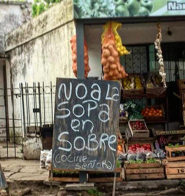zooedipo's tweet photo. Dígale NO a las Sopa en sobre. Cocinar hace bien. https://t.co/wm6Iq9z0Co