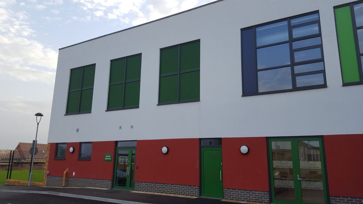 Today's Visit to Abbey Court School - Using <a href="/SapaBldgSystem/">Sapa Building System</a> dual frame 75, elegance 52 curtain wall and <a href="/tormax_uk_ltd/">TORMAX UK Ltd</a> "door in a box".