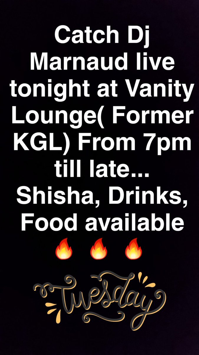vanityloungekgl's tweet photo. U had a crazy day and u want to have some fun tonight ? Come to vanity tonight #RwoT https://t.co/dPH0DIVxEg