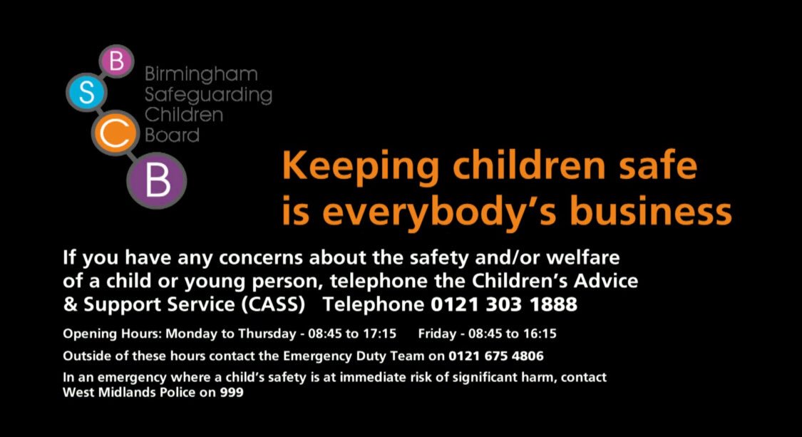 BirminghamLSCP's tweet photo. Please share and together we can raise awareness that ‘Keeping Children Safe really is Everybody’s Business’ #safeguarding #bscb https://t.co/NWzB1Ltsiz