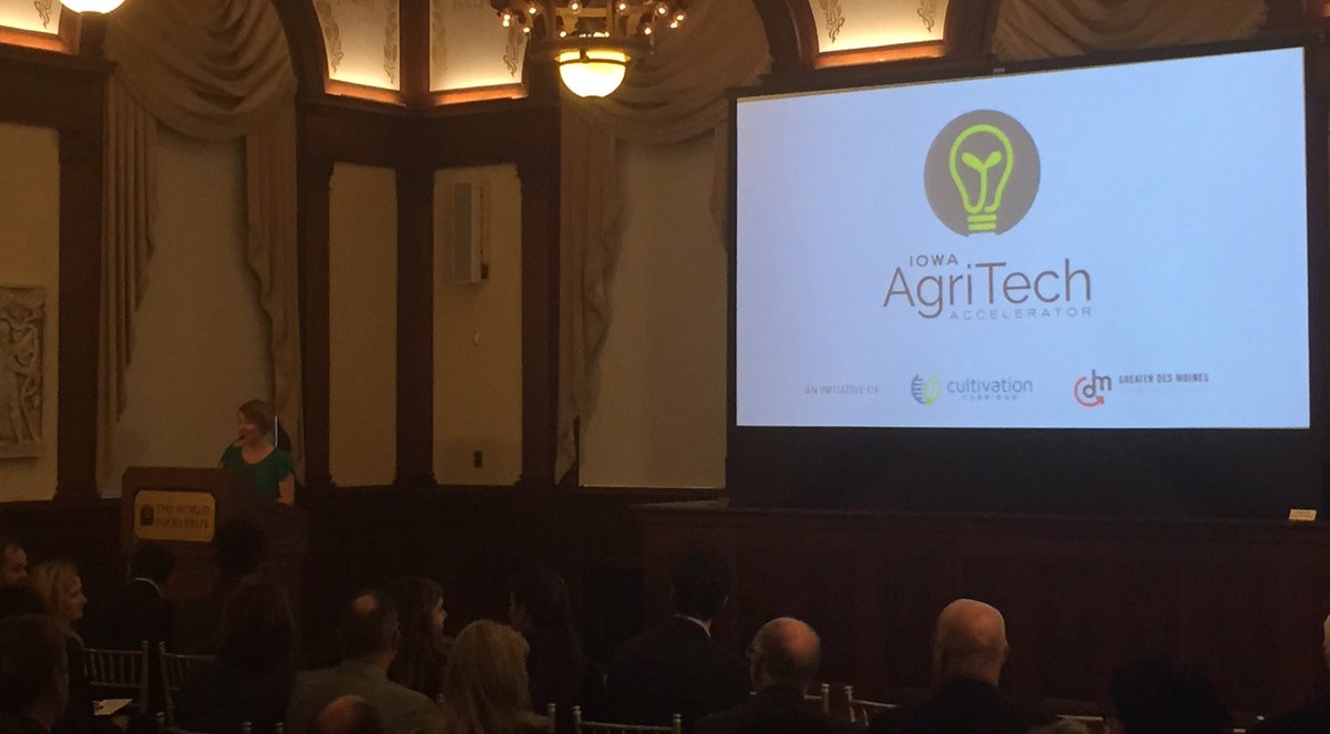 jaybyers's tweet photo. .@agritechaccel #demoday at @WorldFoodPrize! @WisranCorp @RabbitTractors @HintechAg @PyurSolutions #phenomicslabs #farrpro #agtech #startups https://t.co/PT98QRoRta