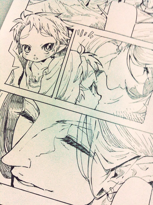 描いてる本人が下心あるせいか、ほのぼの親子漫画を描いてるのにどうしてもお父さんの笑顔が胡散臭い 