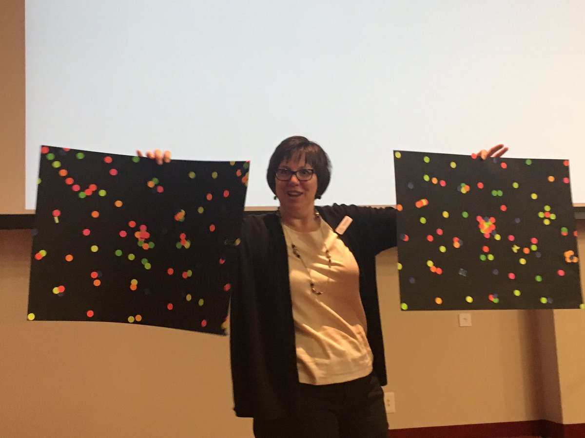 StaceySnyder's tweet photo. Self organization in biological systems #spontaneousorder #collective #dots #patterns @IowaGifted #ITAG17 #maureenmarron https://t.co/lpyNvpVxFo