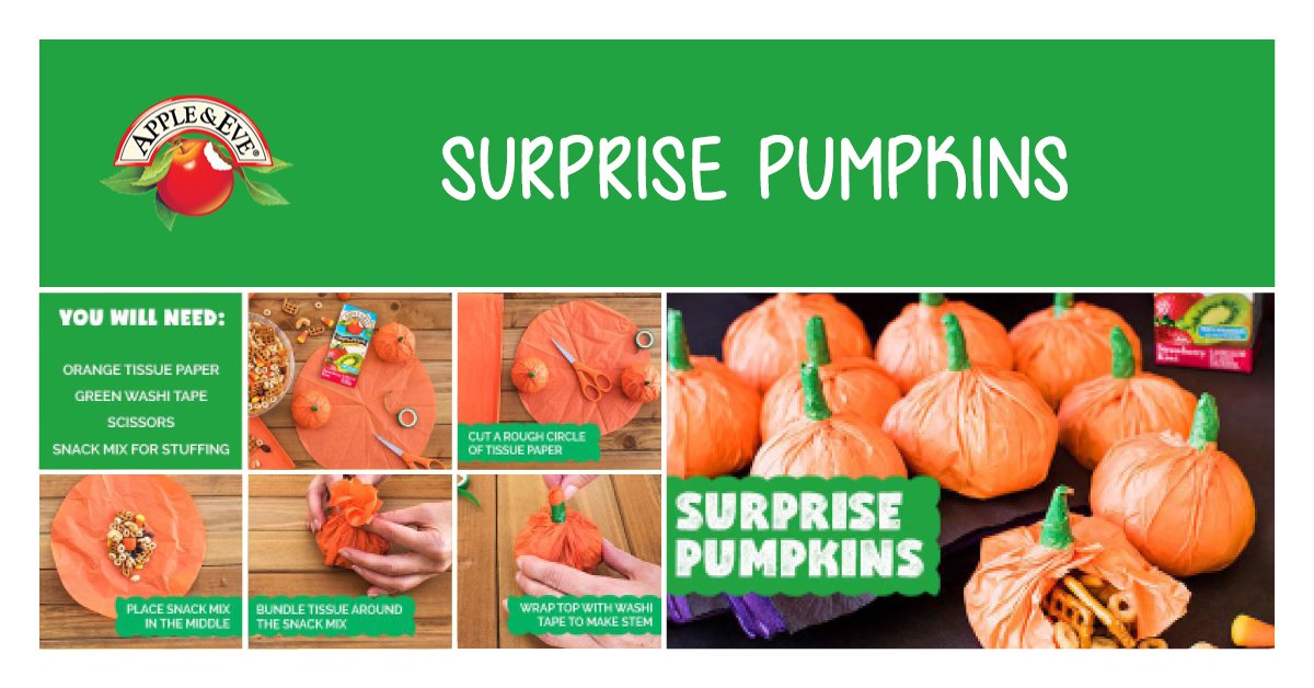 These Surprise Pumkins are the perfect Halloween treat that the whole family will love! - sot.ag/6S4kx