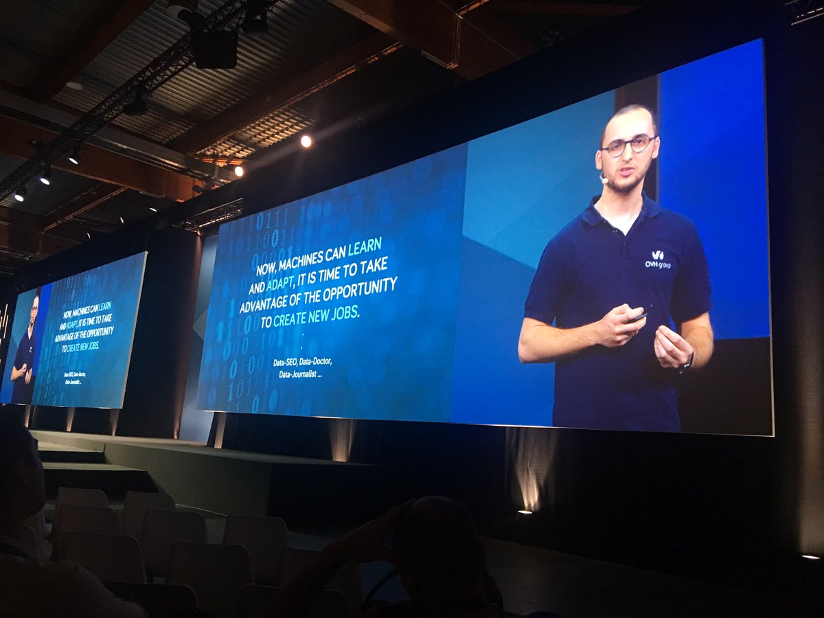 EricIngrand's tweet image. Tomorrow&apos;s SEO will be #Data Driven says @VincentTerrasi @OVH #DataSEO #PredictiveAnalysis #OvhSummit