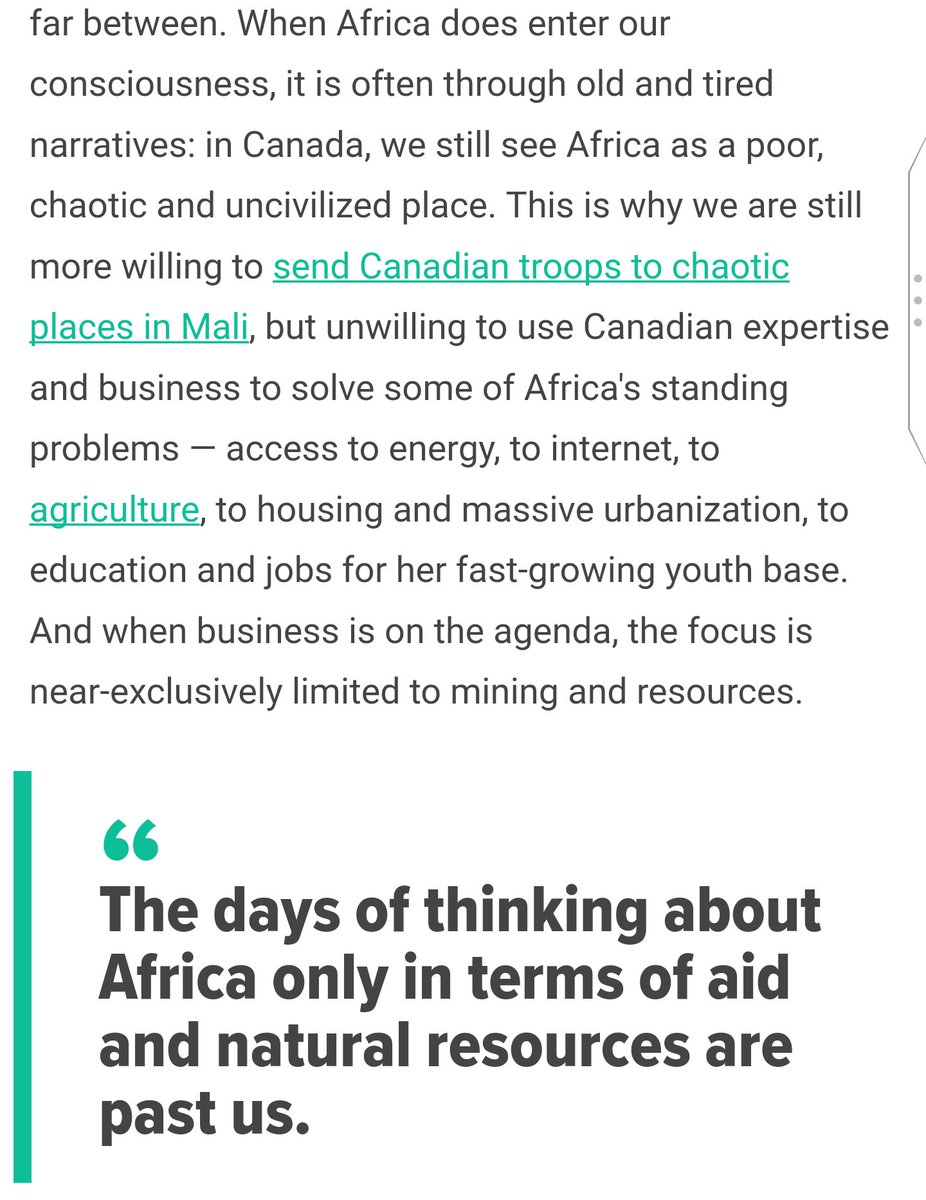 nathmunya's tweet photo. It's time Canada's captains of industry woke up to Africa's potential, by my friend @RasMutabaruka https://t.co/4N0wvKeeSg https://t.co/qVapUj9QPN