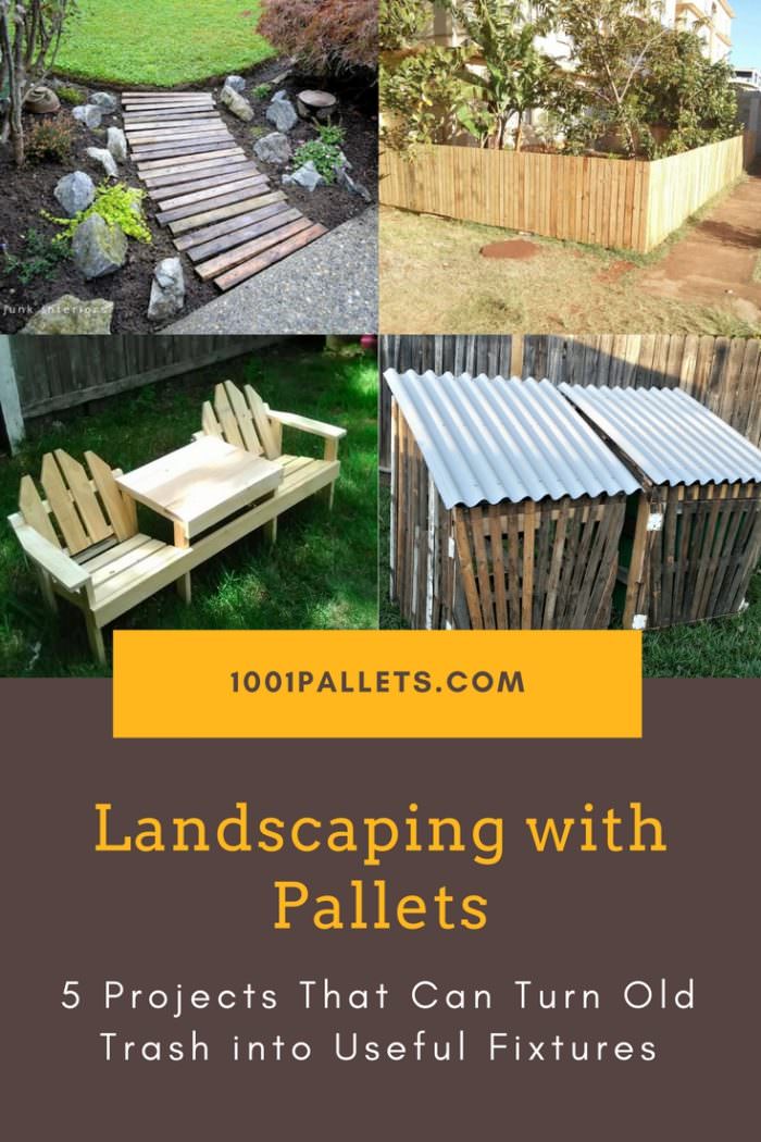 iRecyclart's tweet photo. Landscaping with Pallets: 5 ... : https://t.co/NIuI0wzTJl - #DiyPalletGardenProjects #Garden #PalletBench #PalletCompostBins #PalletFence https://t.co/TUMHOFS6Ak