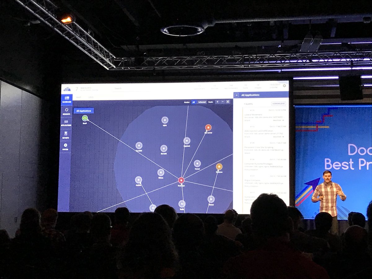 weiliendang's tweet photo. “@stackrox helps security teams understand the impact and severity of events throughout the environment” - @diogomonica at #DockerCon https://t.co/VvQT2XXGac