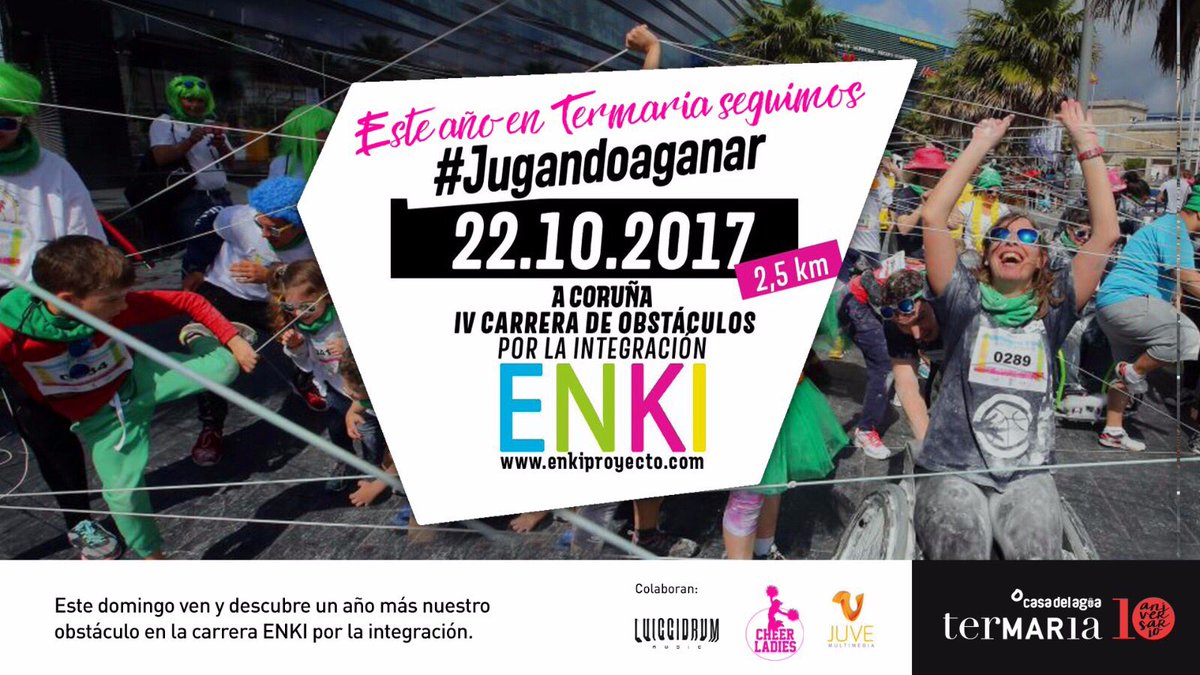 LuicciZ's tweet photo. Poniendo música y buen rollo junto a @termariacasadelagua @Jabiuve y @Cheerladies_ en una de las carreras más emotivas @enki_proyecto https://t.co/nx8uQIYTXm