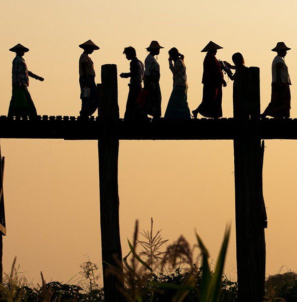 Voyalux's tweet photo. U Bein Bridge - #Amarapura, #Myanmar ❤️ The world’s oldest teak bridge and one of the most photographed sights in #Burma https://t.co/B7Hbz7N7ET