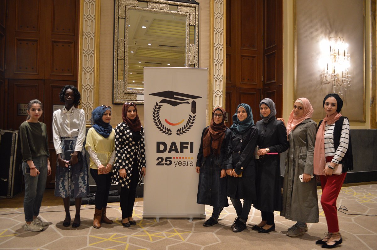 UNHCR appreciates #DAFI &amp; welcomes similar initiatives to improve lives of refugees wishing to pursue higher education - Atassi #DAFI25