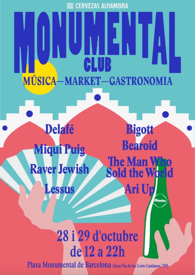 Este 28 y 29 nos vemos en #MonumentalClub 🎉 

#FoodTruck #Barcelona