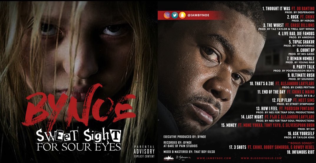 IAMBYNOE's tweet photo. My new project 'Sweet Sight for Sour Eyes' is available on all streaming platforms!!! https://t.co/bLuQLwV40t https://t.co/Cp18LpxCba