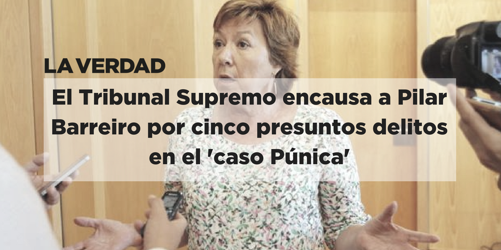podemosmurcia's tweet photo. 🔴#ÚLTIMAHORA El Tribu. Supremo encausa a la ex alcaldesa de Cartagena, AFORADA en el Senado #Púnica ¡Árbol PPodrido!
https://t.co/Ujzxxle17e https://t.co/Lo534iuQ1o