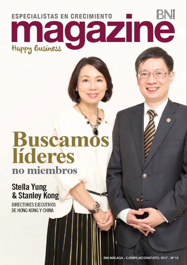 ¿Te gustan los resultados y los nuevos retos? Stella &amp; Stanley de #BNI #Hongkong comparten sus secretos en este #magazine #HappyBusiness
