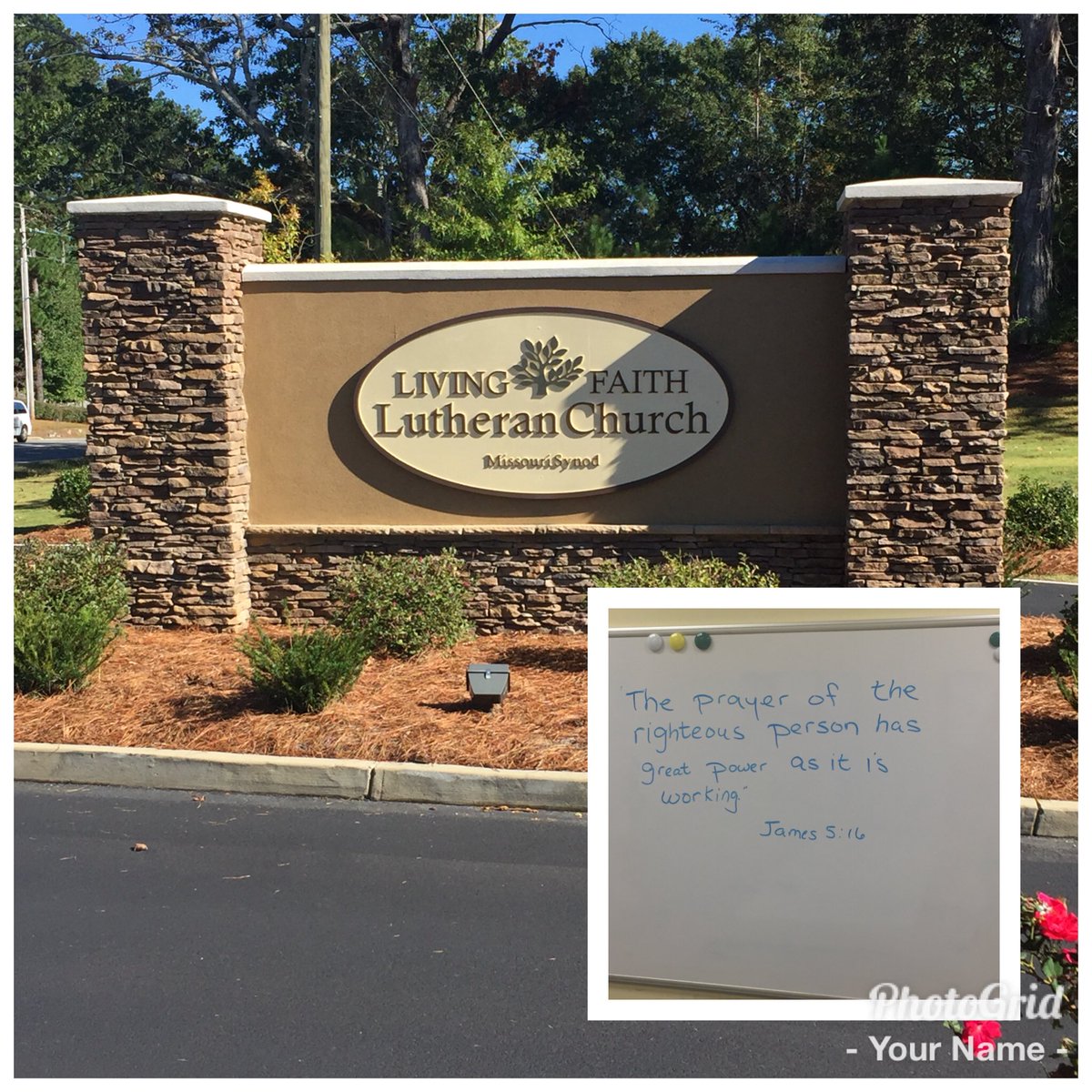 DJamesReichard's tweet photo. @LCEF_ #GeorgiaRoadTrip included #LivingFaithCumming stop &amp; quote: “...you can’t write the script; you only live the Story...” https://t.co/TRjdWABhsx