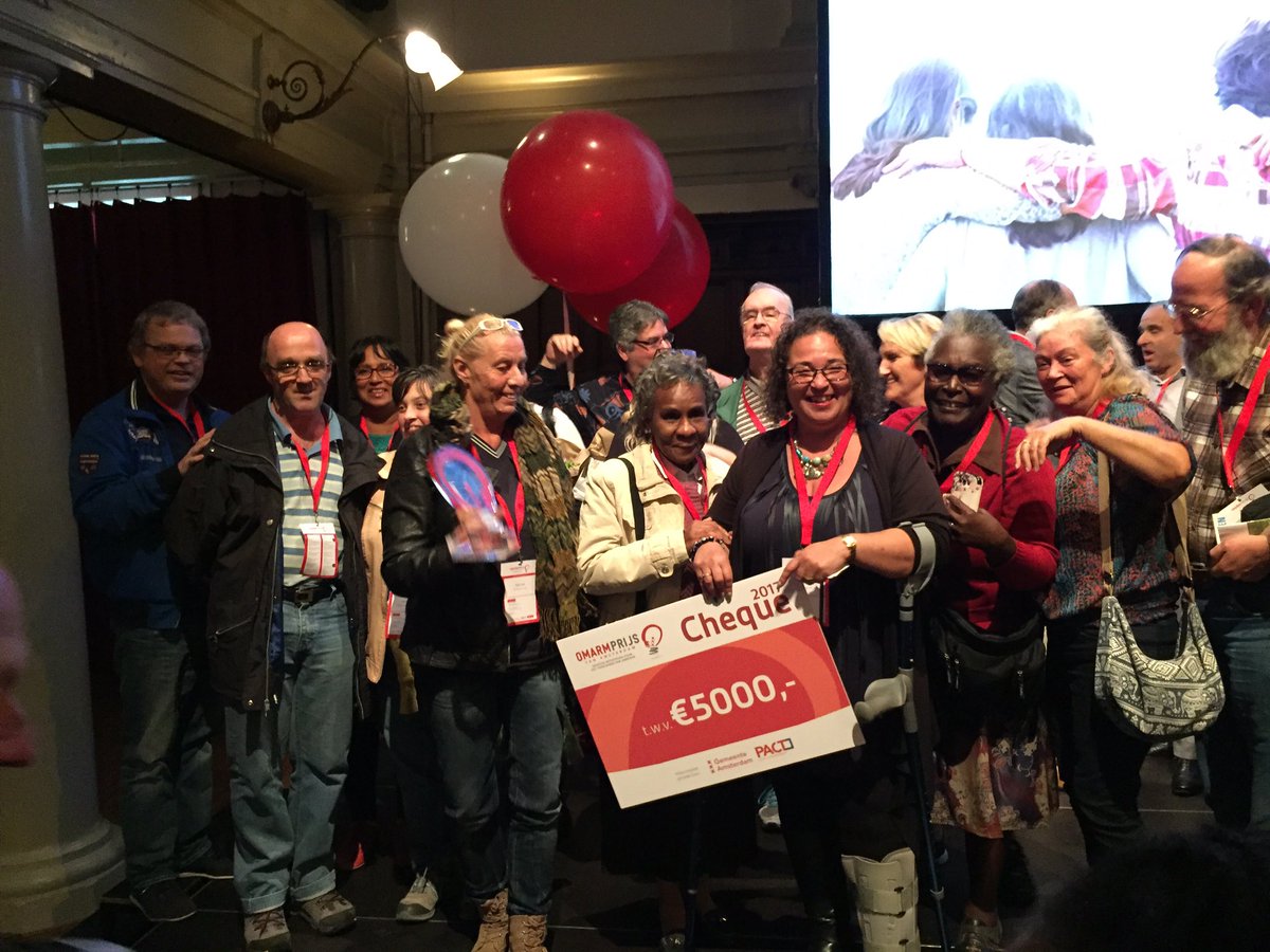Winnares van de Omarmprijs 2017: met Linda op Stap! #Omarm2017 #Wereldarmoededag #Amsterdam
