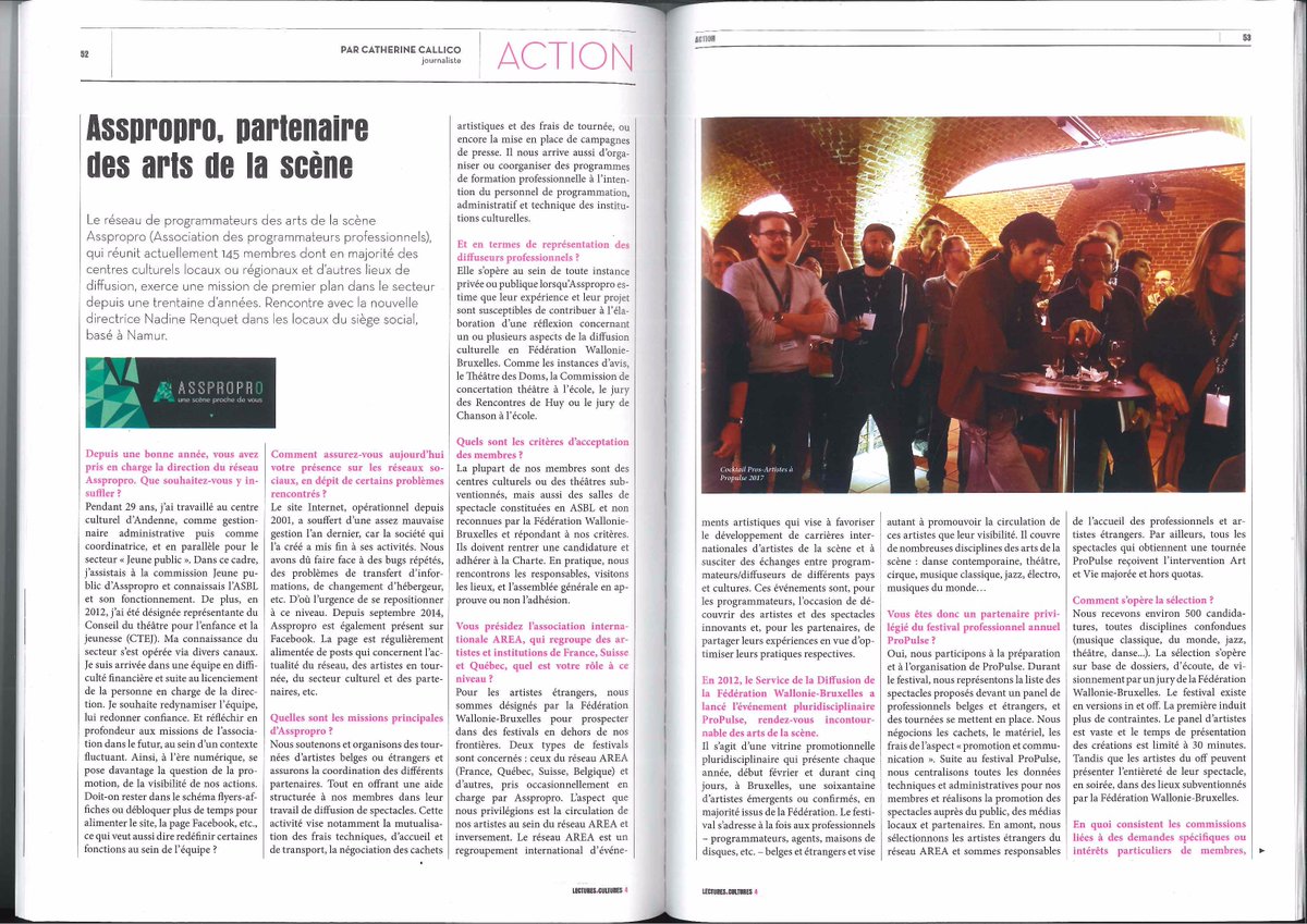 asspropro's tweet image. @asspropro késako? Réponse dans le dernier numéro de Lectures.Cultures