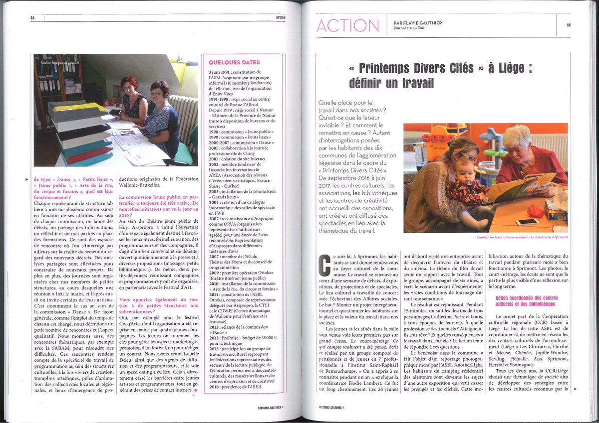 asspropro's tweet image. @asspropro késako? Réponse dans le dernier numéro de Lectures.Cultures