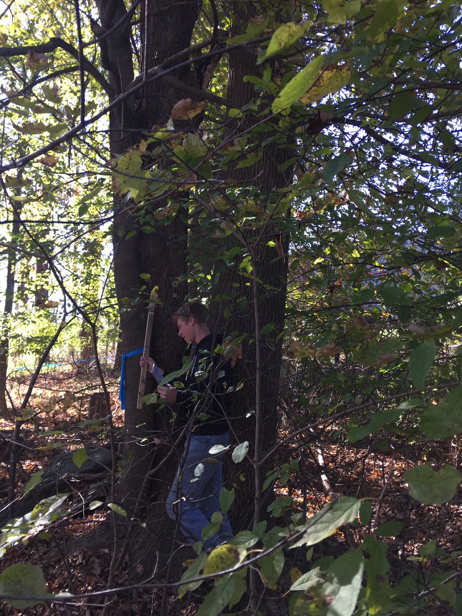 Natural Resources and Forestry started their timber cruise today! #teachag #whsd1718 #hhspride