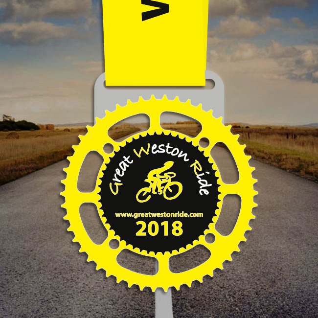 GreatWestonRide's tweet photo. Our 2018 rider medal is sorted &amp; it's another beauty 😍 So get entered at https://t.co/OoPxaCIh4Q &amp; then get out &amp; EARN yourself one! 😀 https://t.co/nxpPunYfLu