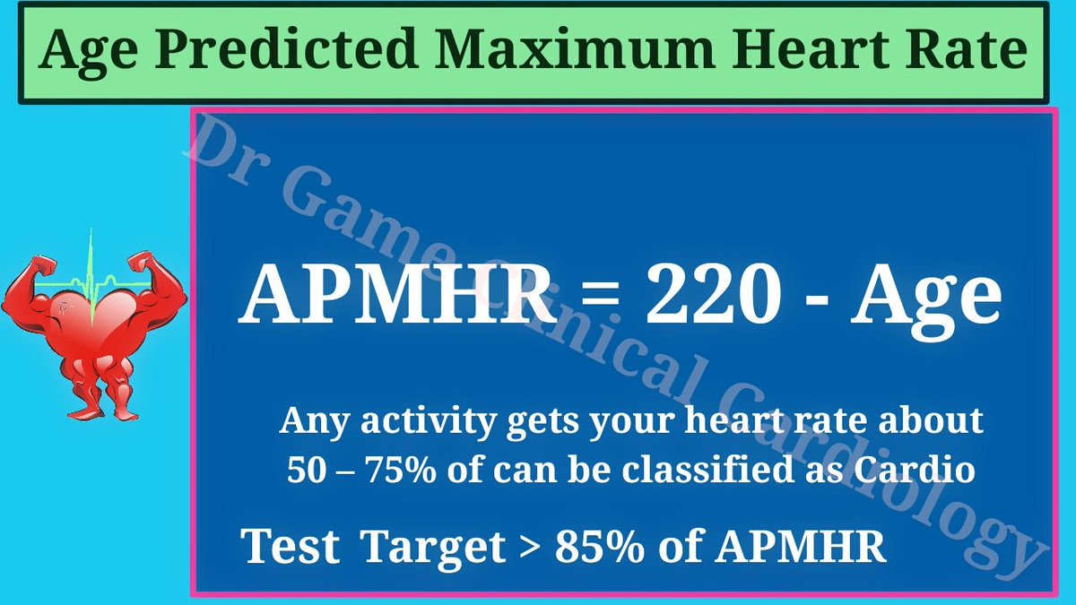 DoctorGame99's tweet photo. #CardiologyFormulated
#Cardio #exercise
#Heart Rate
#FOAMED #Cardiology
#MayoClinic #HRSonline
#USMLE #LearnTheHeart #firstaidteam https://t.co/yQJs3nF0Tm