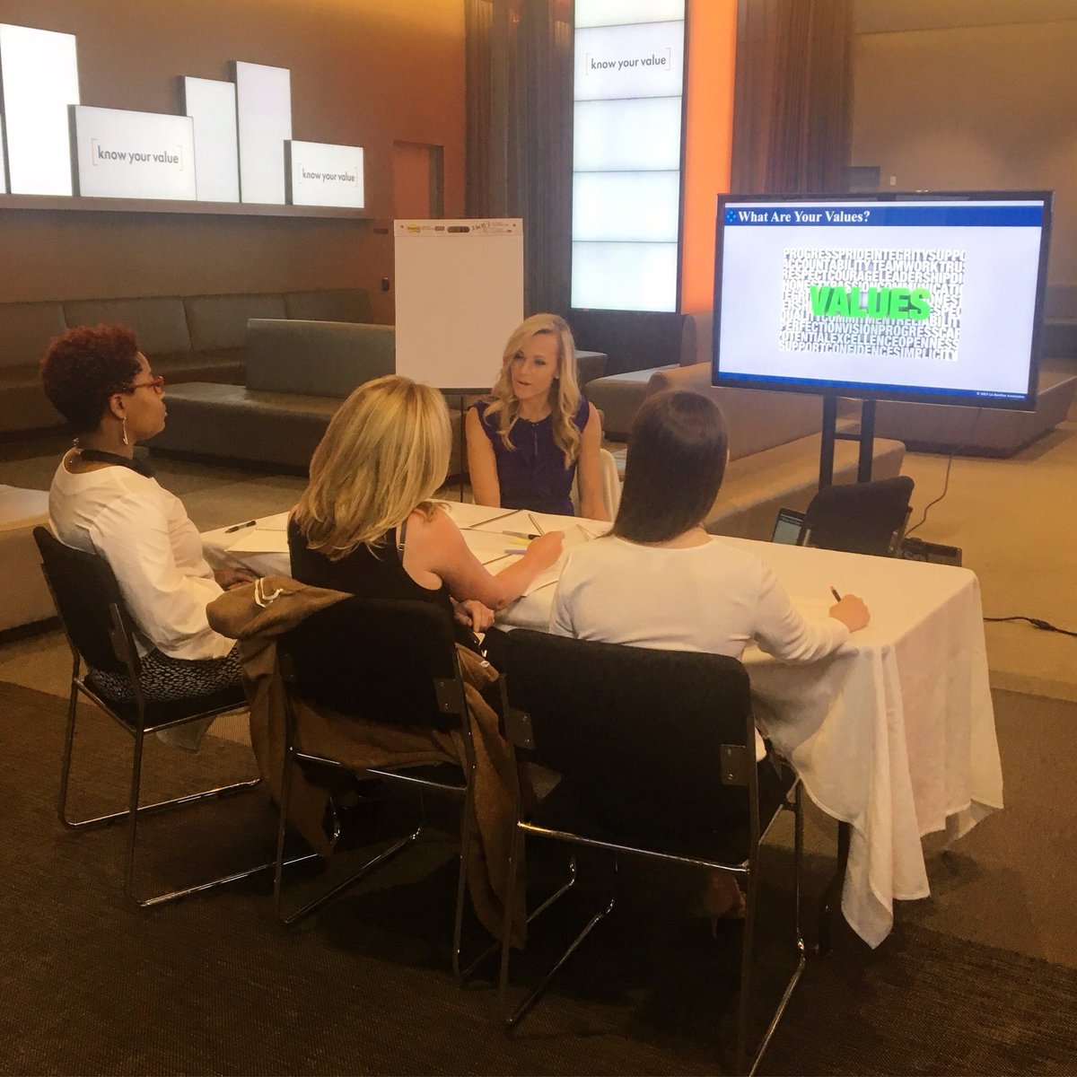 KnowYourValue's tweet image. Our contest finalists are having a day of coaching with @lizbentleyassoc Come follow their journey at our NYC event. Link in bio