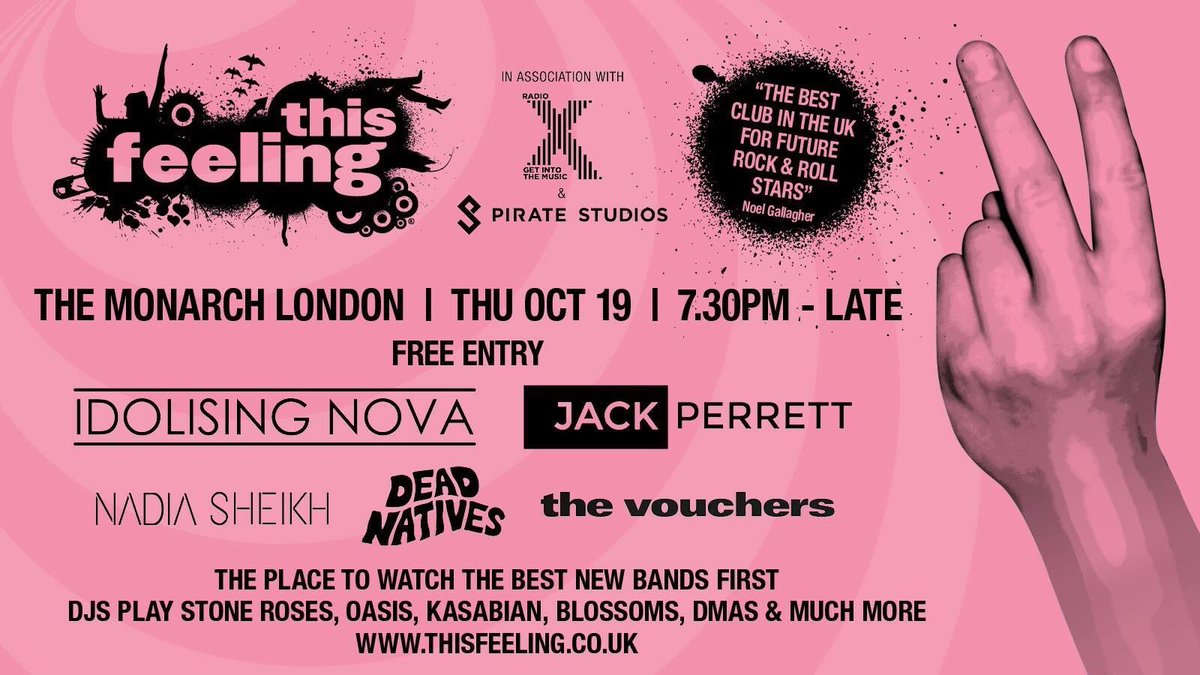 2 days to go...catch us at @camdenmonarch for @This_Feeling 's FREE ENTRY showcase 💃🏽 #ThursdayNight #Free #LiveMusic