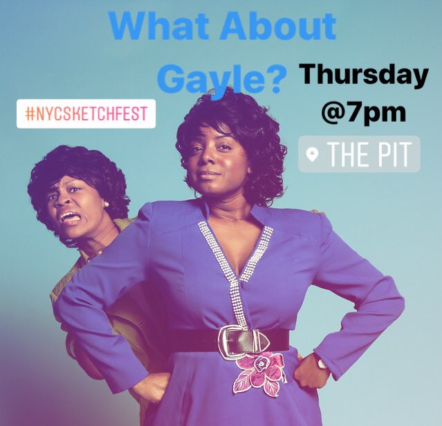 THIS THURSDAY NIGHT!!!! Come see a show about the zany antics of #OprahandGayle . #WhatAboutGayle in the #nycsketchfest <a href="/thepitnyc/">The PIT</a> 7pm.