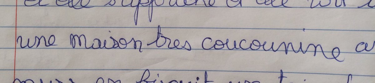 Une maison très ...