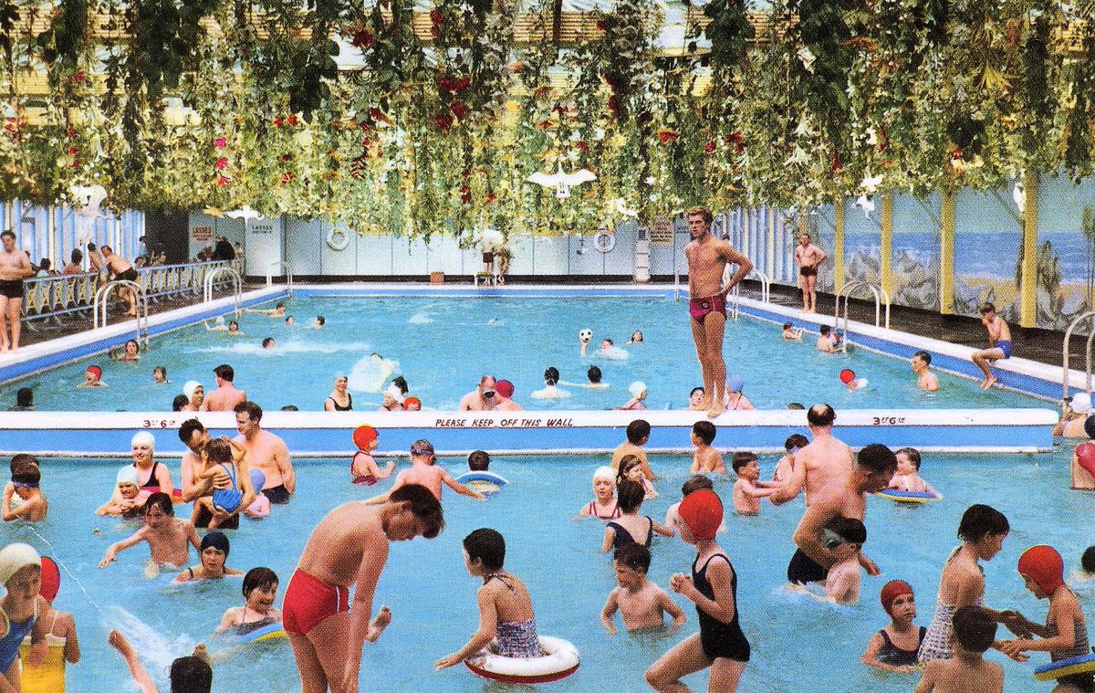 _Filey's tweet image. The Indoor Pool at Butlin's Filey Holiday Camp in 1968.