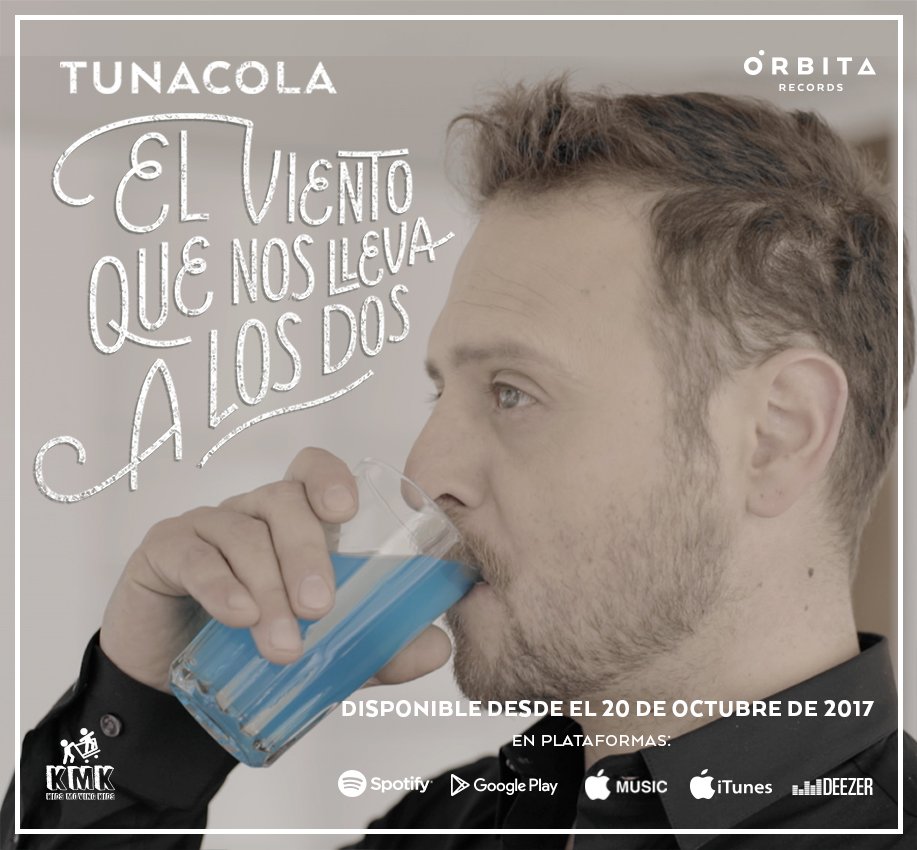 orbitarecords's tweet photo. Ultra felices 😍😍 porque este viernes 20 de Oct @tunacola lanza el 1er single de su nuevo disco #tunacolatercero #elvientoquenosllevaalosdos https://t.co/pBpIYzx4f1
