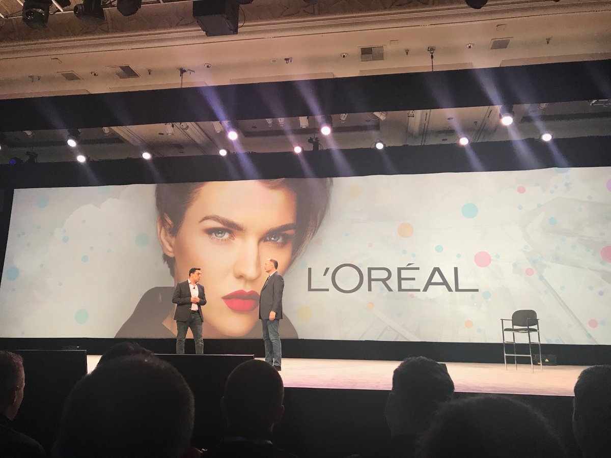 <a href="/Sitecore/">Sitecore</a>’s biggest user @Loreal , and <a href="/valtech_/">Val_Tech</a> client , on stage #SitecoreSYM