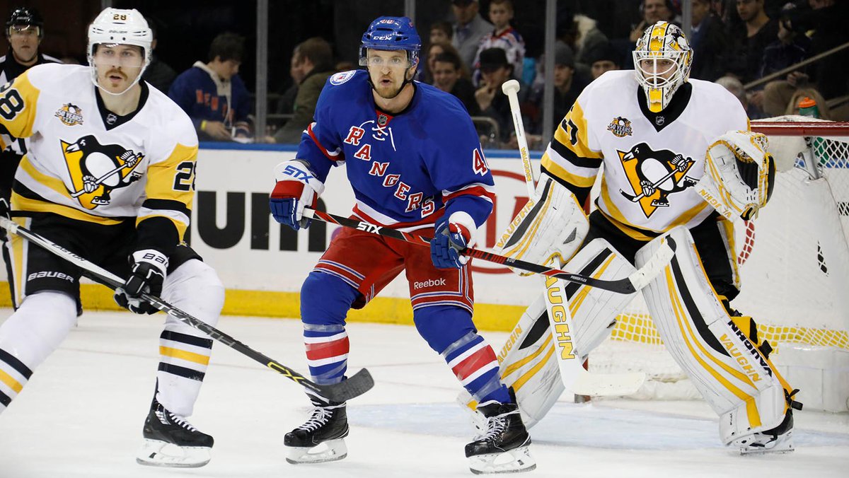 NYRangers's tweet photo. #NYR homestand continues tonight against the Penguins @TheGarden. Preview: https://t.co/qGafIdJYby https://t.co/dqxsWhEhqn