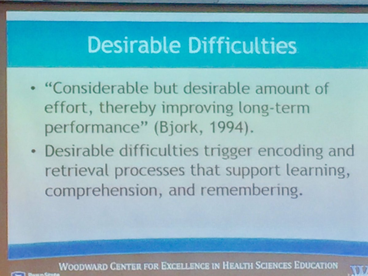 myheroistrane's tweet photo. How do YOU figure out the right level of desirable difficulty in your #teaching? #changedmyteaching https://t.co/mTZvBghVY3