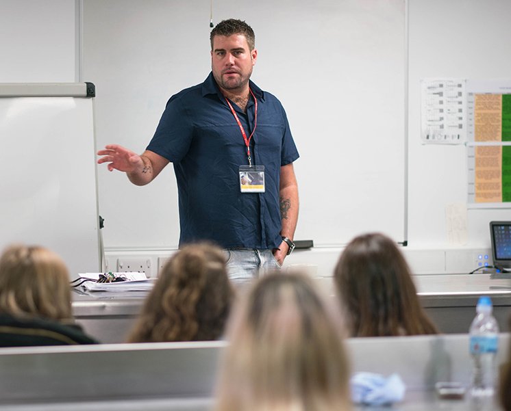 york_college's tweet photo. Former student, Steve Scoullar, now Head Chef at the Ivy Brasserie in York, returned to College to inspire current students who are preparing to go into the industry.  https://t.co/C0ukz9AAoT https://t.co/duvMqGSdGt
