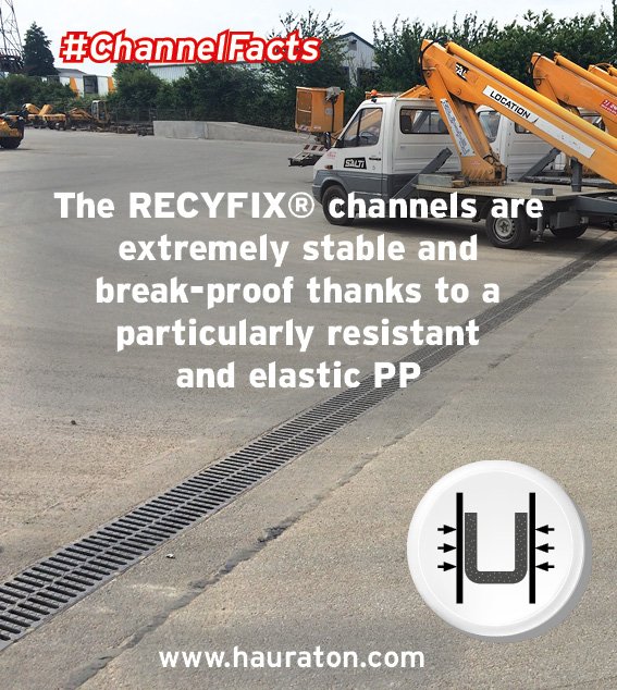 HAURATON_eu's tweet photo. #ChannelFacts: The #RECYFIX® channels are extremely stable and break-proof thanks to a particularly resistant and elastic PP. https://t.co/q05YtaIsWE