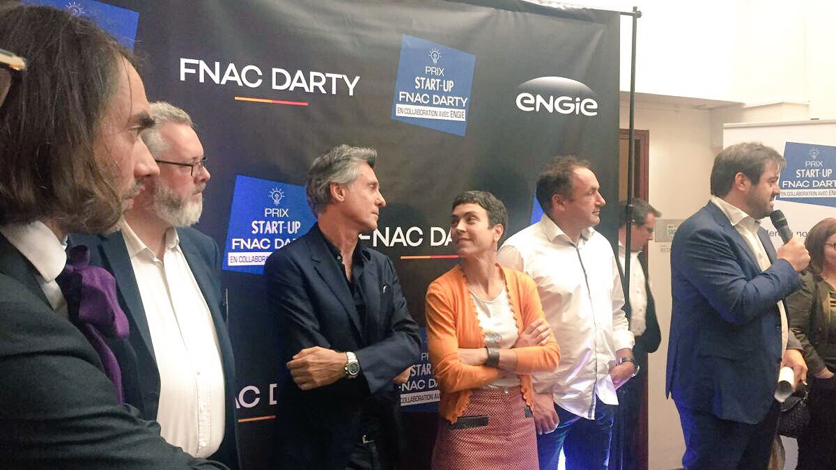 @bibicheri <a href="/marcsimoncini/">Marc Simoncini</a> <a href="/VillaniCedric/">Cédric Villani</a> <a href="/Fnac/">Fnac</a> <a href="/Darty_Officiel/">Darty</a> <a href="/ENGIEgroup/">ENGIE</a> <a href="/carolineramade/">Caroline Ramade</a> Annonce des résultats par le jury #PrixStartUpFnacDarty