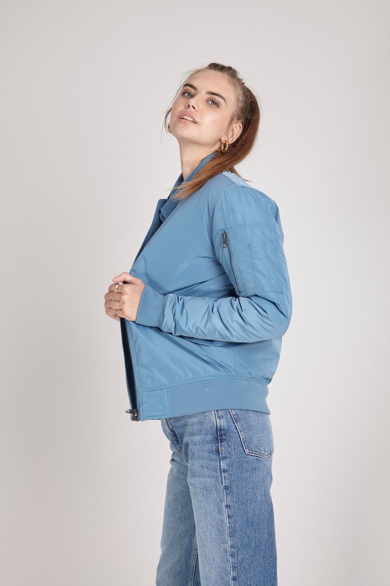 Always make sure you have a blue sky above your head, at least on your back. Bomber jacket available on #radshop https://t.co/fEA1pYRHU3 https://t.co/5r2gl3XL3O
