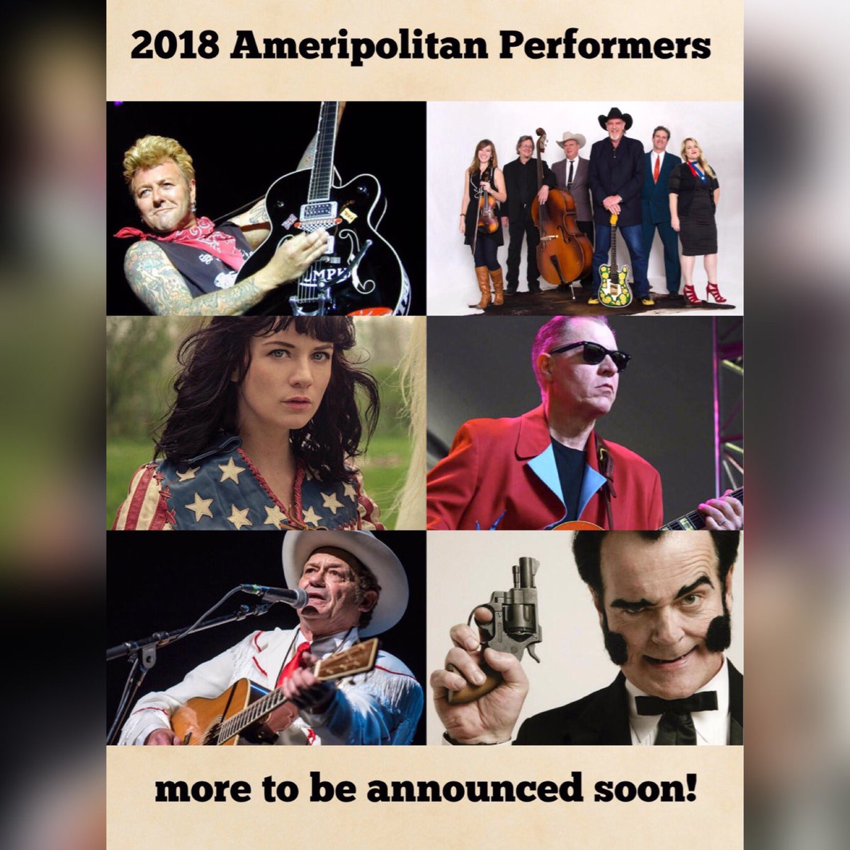 First round of performers at the 2018 Ameripolitan Music Awards announced! Get your tickets NOW! #ameripolitan