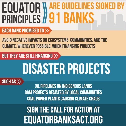 ResistanceItaly's tweet image. Le banche possono finanziare progetti utili o dannosi. Chiedi alle #EquatorBanks di fare la scelta giusta #DefundDisasters @intesasanpaolo
