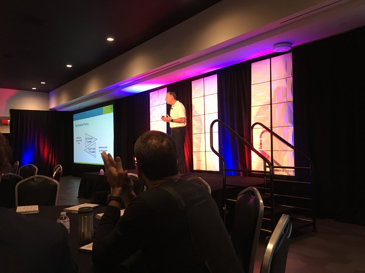sigv's tweet photo. Mark Patterson kicking off #aptify product roadmap session #AUC2017 https://t.co/axfubFBkTw