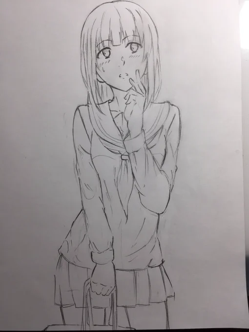 落書きー(-_-) 