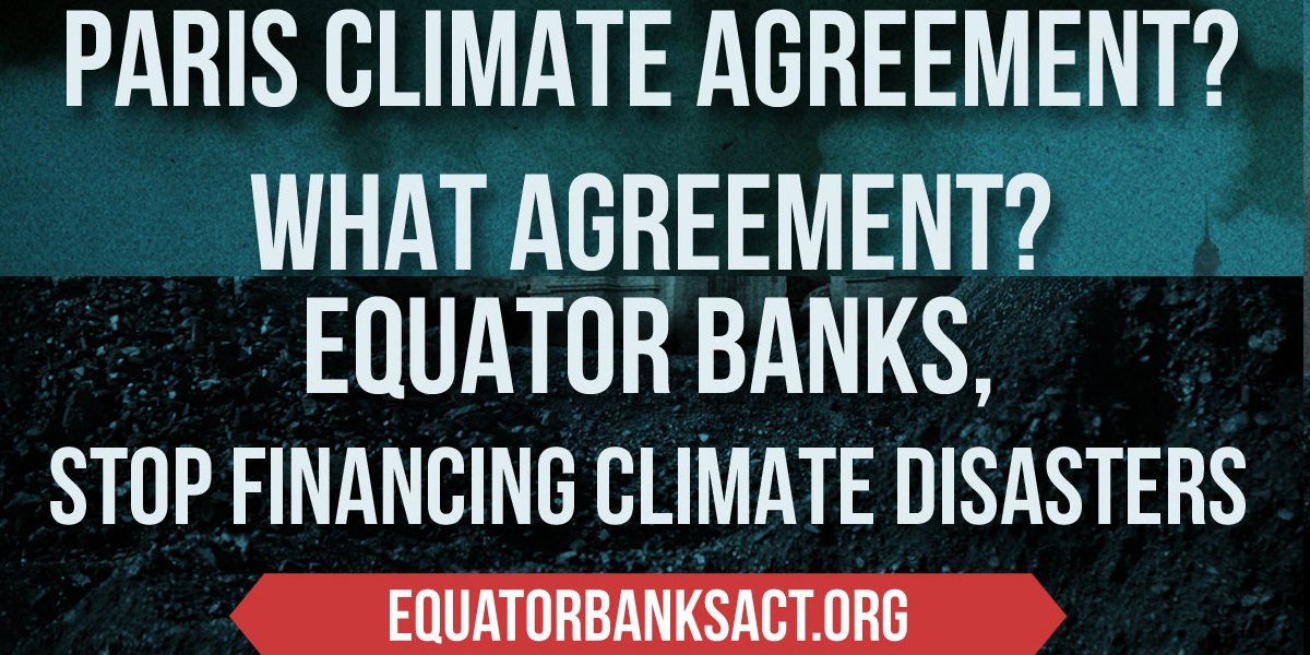 WomensMarchMIL's tweet image. #EU &amp;amp; more have set climate targets. Are you investing in the future or in the past? #DefundDisasters – equatorbanksact.org