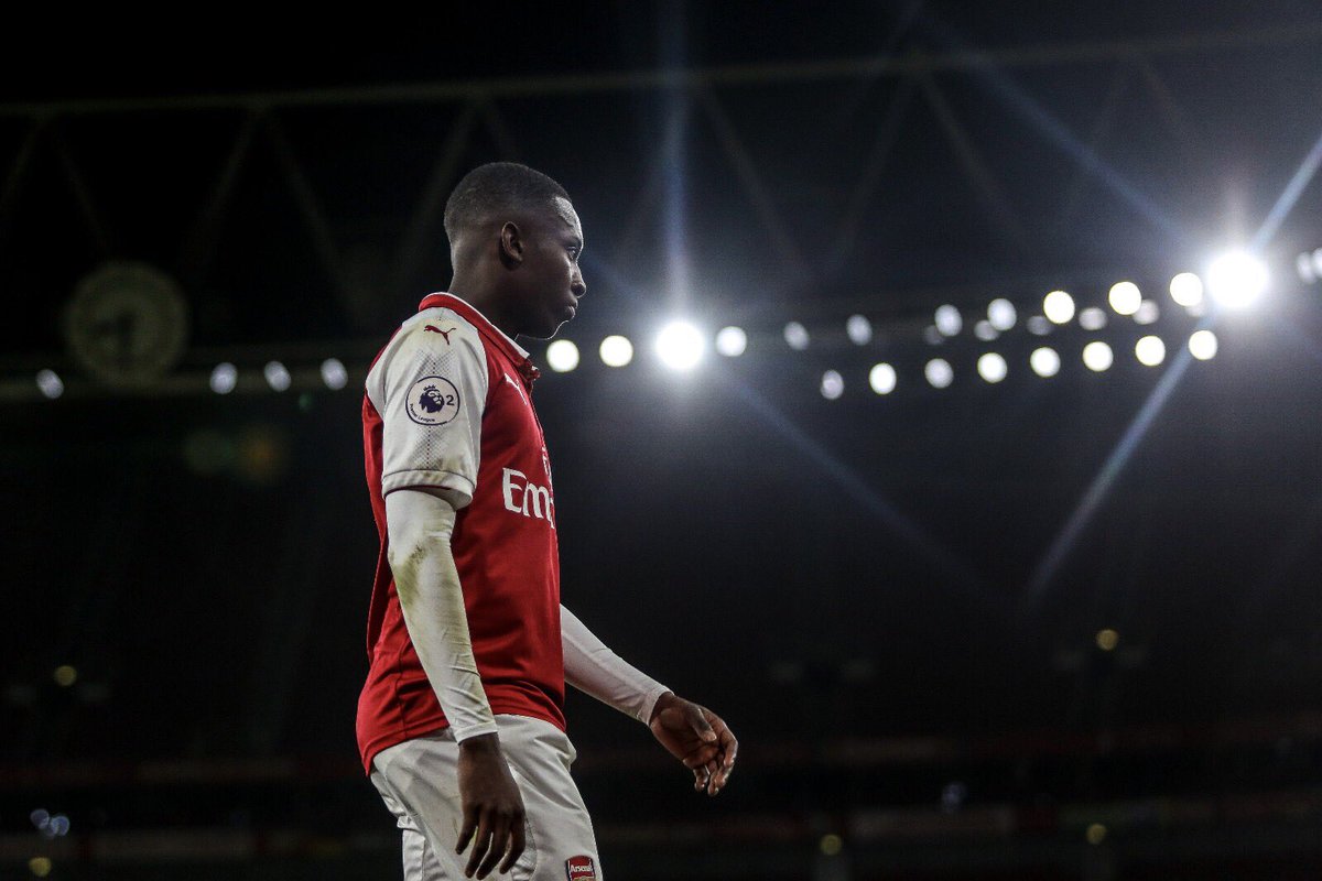 EddieNketiah9's tweet photo. Great 2nd half performance from the team to get the 2-0 win, happy to contribute with another assist ⚽️🙏🏾  #AFCU23 https://t.co/leUMd08Rhz