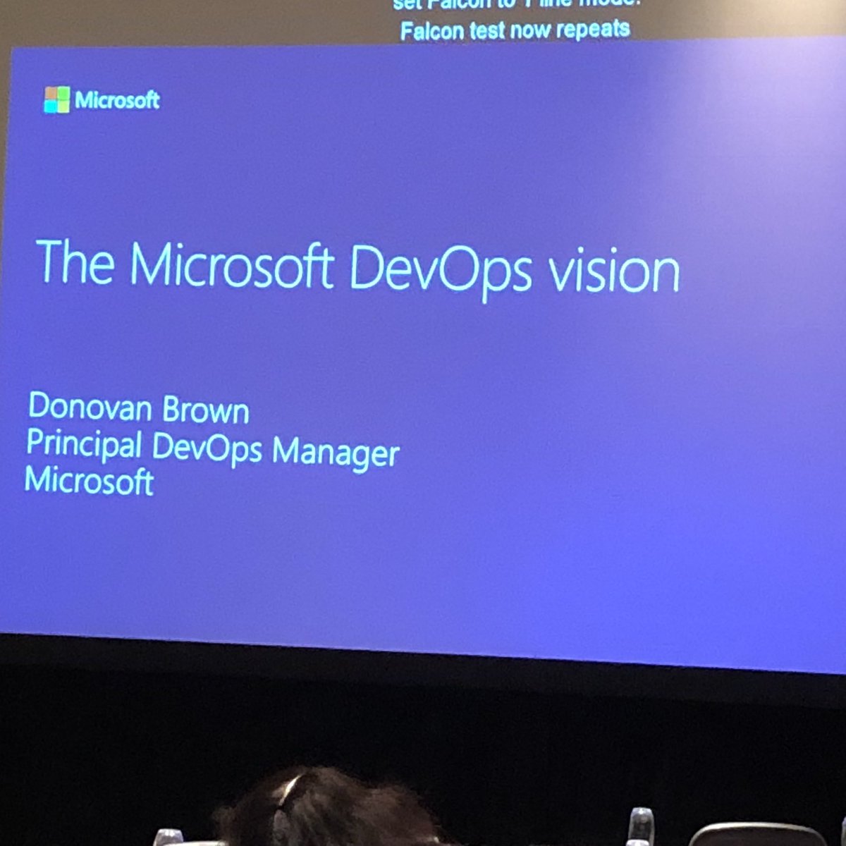 willkelly's tweet photo. Time to learn about the @microsoft #DevOps vision. @CSRA_inc #GovCloud17 https://t.co/PFhgf9BQ1n