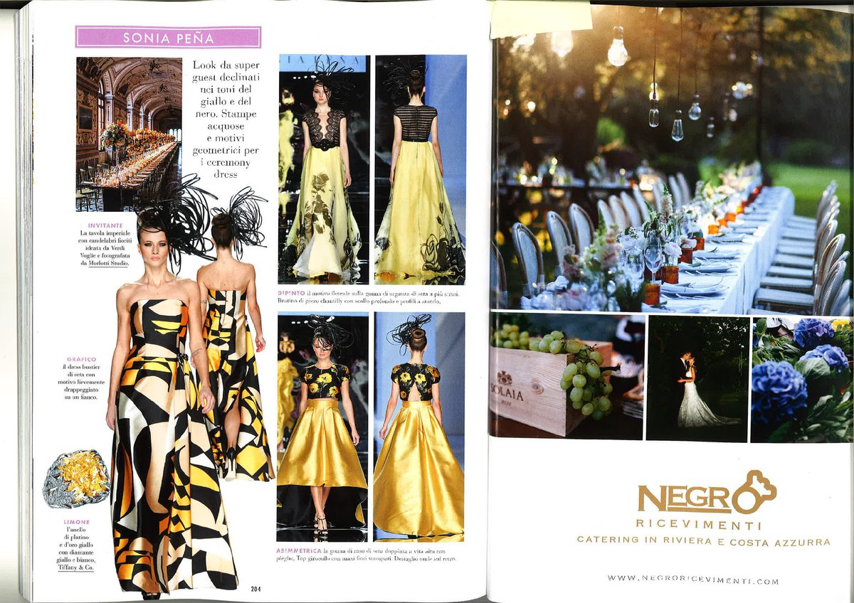soniapena_'s tweet photo. La revista #ElleSpose nos dedica una página de su número de septiembre.Colección #AvantGarde, #primaveraverano 2018. Muchas gracias amigos! https://t.co/QoyibbAltS