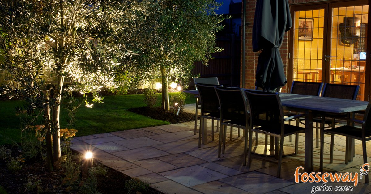 September evenings can still be warm. Get the most out of your garden in the evenings by keeping it lit with fabulous #garden #lighting.